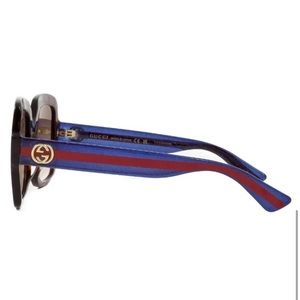 GUCCI - Authentic GG0036S Sunglasses - Blue/Tortoise  - NWOT